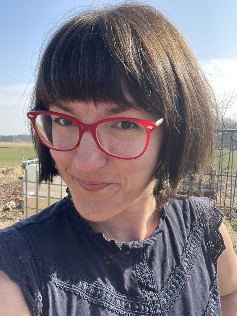 já osobně na zahradě